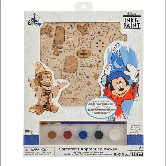 NIB
Sorcerer Mickey Mouse 3D Wood Model Set - Picture 2 of 5